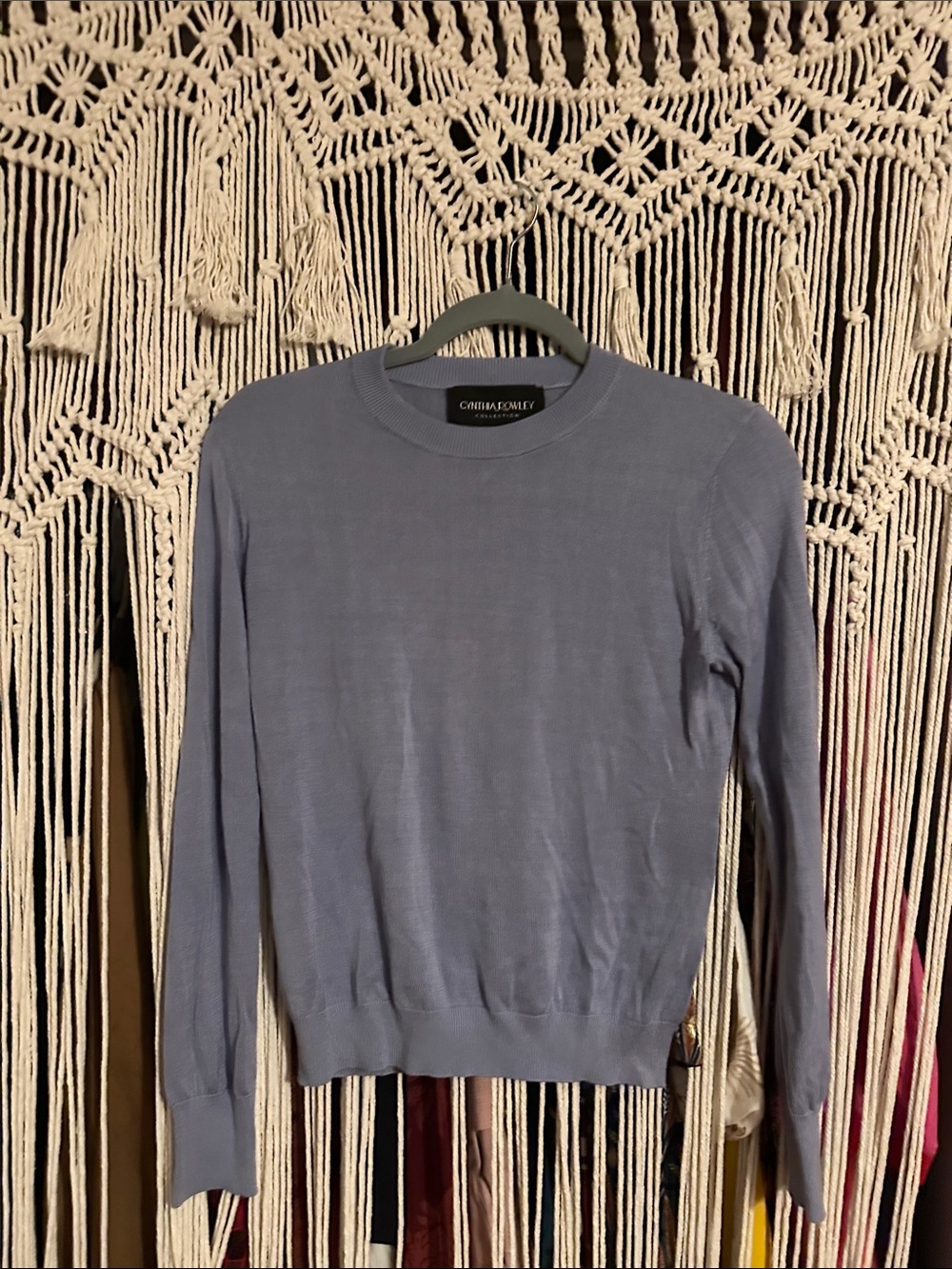 Cynthia Rowley Men’s Crewneck Sweater in Light Blue